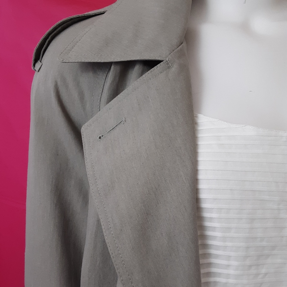 Vintage London fog - Town -trench coat in grey - Picture 2 of 15